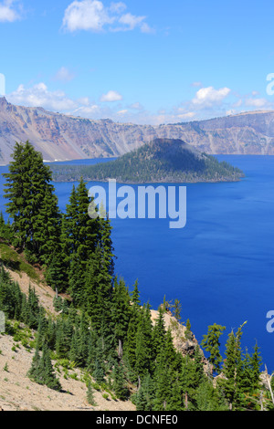 Di Crater Lake, Oregon, Stati Uniti d'America Foto Stock