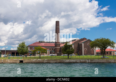 Il Colonnello Francis G. Ward Stazione di pompaggio in Buffalo New York Stati Uniti Foto Stock