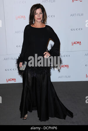 Marcia Gay Harden LACMA l arte della pellicola e di Gala in onore di Clint Eastwood e John Baldessari a LACMA di Los Angeles, California - 05.11.11 Foto Stock