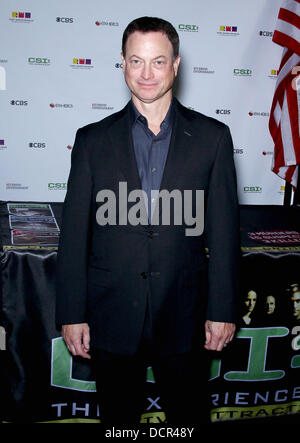 Gary Sinise CSI l esperienza accoglie Gary Sinise come parte di American Airlines/MGM Resorts International per 'un saluto per le truppe al MGM Grand Resort and Casino Las Vegas, Nevada - 11.11.11 Foto Stock