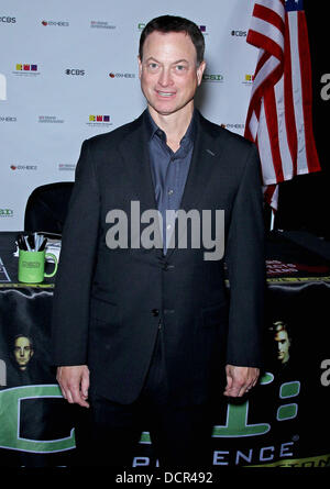 Gary Sinise CSI l esperienza accoglie Gary Sinise come parte di American Airlines/MGM Resorts International per 'un saluto per le truppe al MGM Grand Resort and Casino Las Vegas, Nevada - 11.11.11 Foto Stock