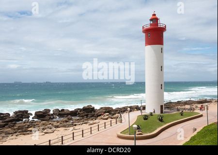 Umhlanga faro, Umhlanga, vicino a Durban, Sud Africa Foto Stock