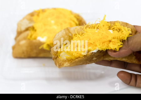 Frittelle di cocco ,Tailandese di noce di cocco dolce-pancake. Foto Stock