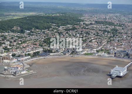 Fotografia aerea della Weston-Super-Mare Foto Stock