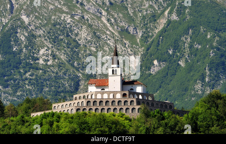 St. Anton chiesa in kobarid, Slovenia Foto Stock