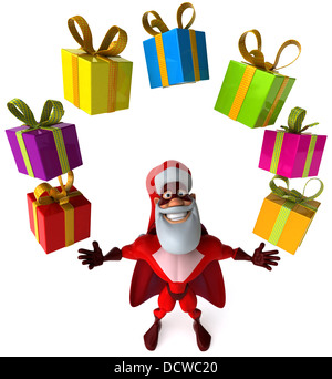 Super santa claus Foto Stock