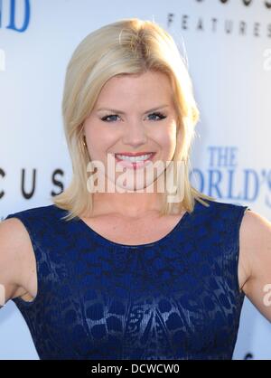 Hollywood, California, USA. 21 Ago, 2013. Megan Hilty frequentando il Los Angeles prima di "la fine del mondo" tenutasi presso la Arclight Glossari Affini Dome. Credito: D. LUNGO-/Globe foto/ZUMAPRESS.com/Alamy Live News Foto Stock