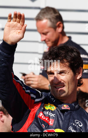 Mark Webber - Red Bull Racing Team Renault F1 in FORMULA ONE Grand Prix Brasile - Giorno di pratica Sao Paulo, Brasile - 25.11.11 Foto Stock