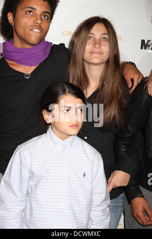 Paris Jackson, Blanket Jackson l'apertura di Michael Jackson, "l'Immortale World Tour' al Mandalay Bay Resort and Casino Las Vegas, Nevada - 03.12.11 Foto Stock