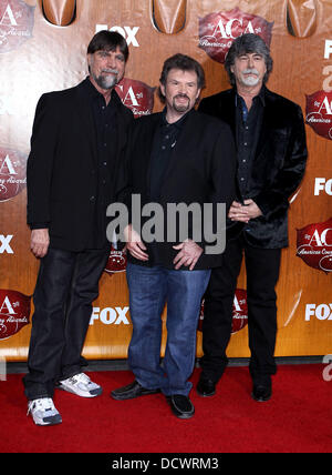 Alabama Teddy Gentry, Jeff Cook, Randy Owen 2011 American Country Awards - Gli arrivi al MGM Grand Resort Hotel and Casino Las Vegas, Nevada - 05.12.11 Foto Stock