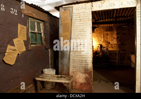 Baraccopoli in Museo Africa, Newtown, Johannesburg, Sud Africa Foto Stock