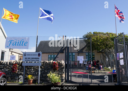 Carloway Scuola primaria 2013 Mostra agricola isola di Lewis in Scozia UK Foto Stock