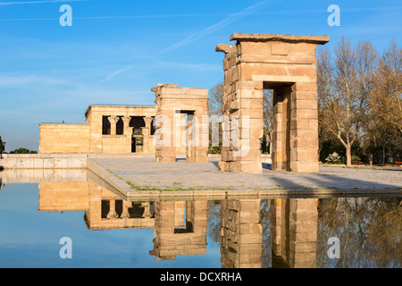 Madrid, tempio di Debod Foto Stock