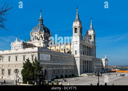 Madrid, la cattedrale di Almudena, Foto Stock