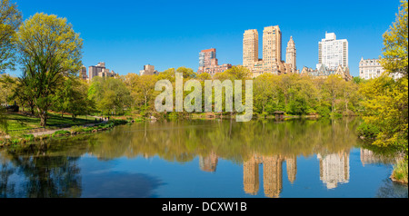 La città di New York, Central Park Foto Stock