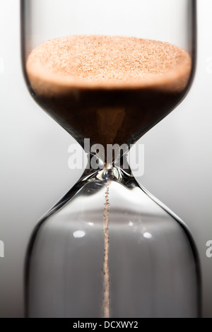 Sabbia macro guarda closeup flusso Foto Stock