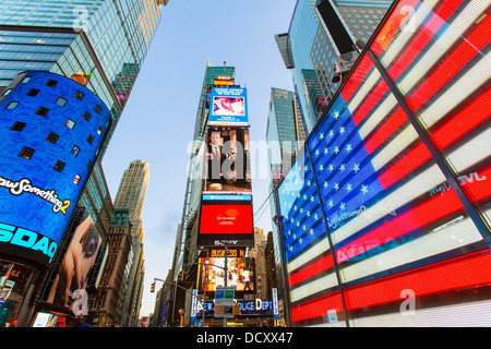 La città di New York Times Square Foto Stock
