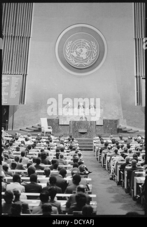 Jimmy Carter affronta la United Nation - - 176384 Foto Stock