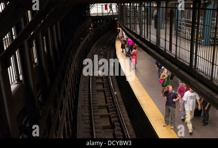 Quattordicesima strada New York City stazione della metropolitana Foto Stock