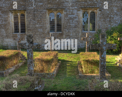 Cimitero Brympton Casa / Brympton d'Evercy, Brympton Casa / Brympton d'Evercy, Sud Ovest Inghilterra,UK, BA22 8TD Foto Stock