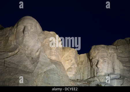 Il monte Rushmore monumento nazionale (©& Gutzon Borglum LINCOLN 1941) BLACK HILLS SOUTH DAKOTA USA Foto Stock