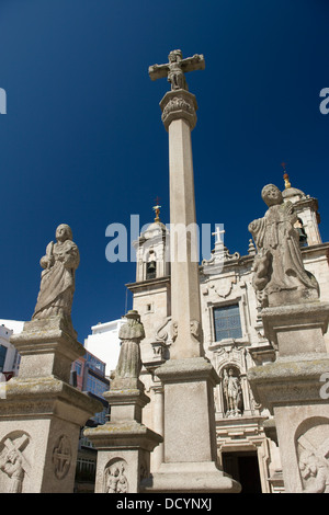 PARROQUIA DE SAN JORGE CHIESA DI LA CORUNA Galizia Spagna Foto Stock