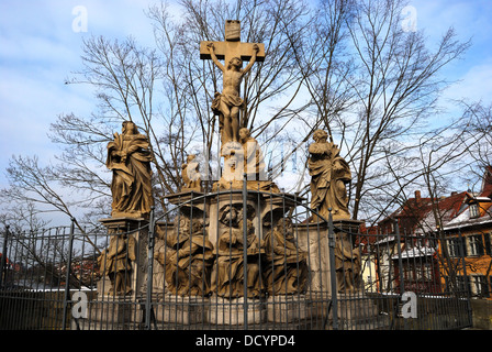 Statua di Cristo, Bamberg, Baviera, Germania, Europa. Foto Stock