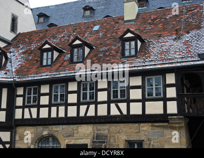 Alte Hofhaltung (antica corte di Bamberg), noto anche come Palazzo Vecchio, Bamberg, Baviera, Germania, Europa. Foto Stock