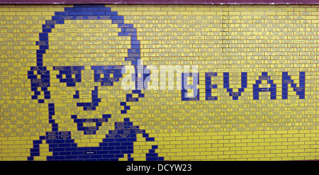 Brian Bevan ritratto Warrington Rugby club giocatore a Warrington Lupi Rugby Stadium, Cheshire England Regno Unito Foto Stock