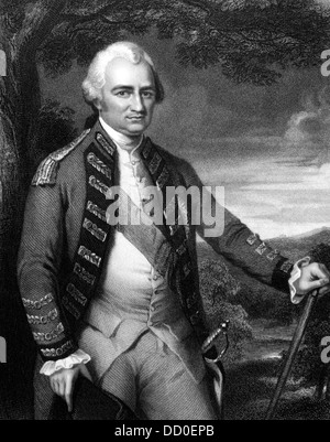 Robert Clive, primo Baron Clive (1725-1774) su incisione da 1832. Foto Stock