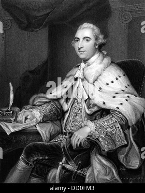 William Petty, 2° Conte di Shelburne (1737-1805) su incisione da 1834. Primo ministro della Gran Bretagna durante il 1782-1783. Foto Stock