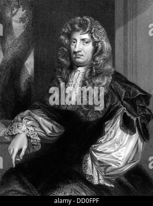 William Russell, Signore Russell (1639-1683) su incisione dal 1831. Politico inglese. Foto Stock