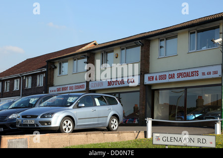 Auto nuove ed usate Showroom Glenavon Road Birmingham West Midlands England Foto Stock