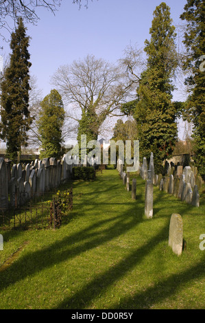 Il vecchio cimitero ebraico in Hermanuv Mestec una città nella Regione di Pardubice della Repubblica ceca Foto Stock