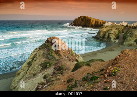 Il paesaggio costiero. Foto Stock