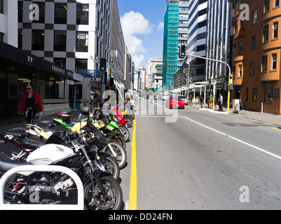 Dh Terrazza WELLINGTON NUOVA ZELANDA " commuter " moto rank edifici della città Foto Stock