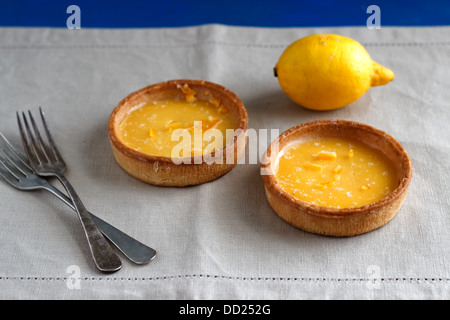 Crostata al limone Foto Stock