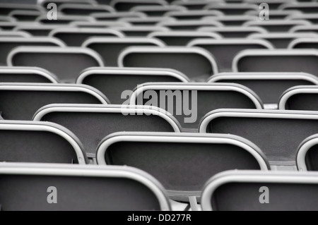 Modello di sedi vuote su un evento Foto Stock
