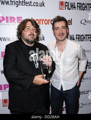 Ben Wheatley, Direttore assiste il XIV Frightfest Film Festival Fri sul 23 agosto 2013 all'Impero, Leicester Square, Londra per ricevere la varietà Award . Persone nella foto: Ben Wheatley, Direttore. Il festival, ora nel suo quattordicesimo anno attira migliaia di appassionati del genere ogni agosto nel cuore del West End di Londra e il prodigioso Empire Cinema, per cinque giorni ricchi di anteprime, anteprime, identificativi personali, ingaggi e sorprese. Foto di Julie Edwards Foto Stock