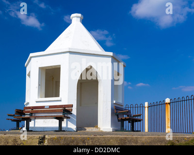 Capanna su Towan Headland Cornwalll Newquay Inghilterra REGNO UNITO Foto Stock