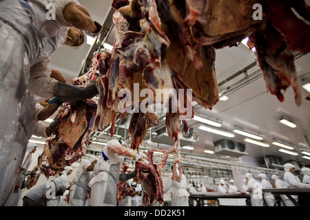 Macello Marfrig Facility, esportazione di carne, Tangara da Serra, Mato Grosso Membro, Amazon, Brasile. Foto Stock