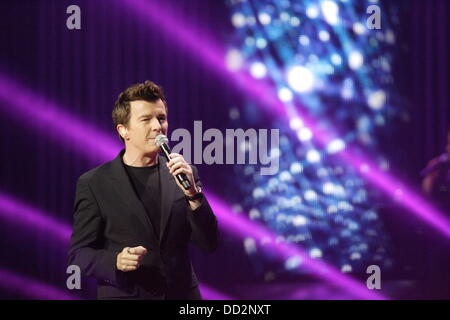 Sopot, Polonia 23rd, Agosto Sopot top del top festival in foresta Opera. Nella foto: Rick Astley suona dal vivo sul palco Credito: Michal Fludra/Alamy Live News Foto Stock