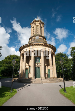 Ornati chiesa vittoriana in saltaire vicino a Bradford. Foto Stock