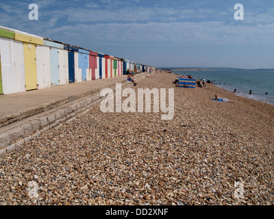 Milford sul mare lungomare, Hampshire, Regno Unito 2013 Foto Stock