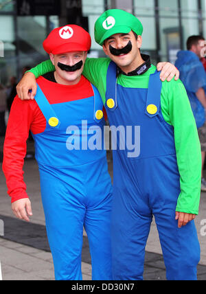 Londra, Regno Unito. 24 Ago, 2013. durante la finale della Rugby League Challenge Cup tra scafo e FC Wigan Warriors dallo stadio di Wembley Credito: Azione Sport Plus/Alamy Live News Foto Stock