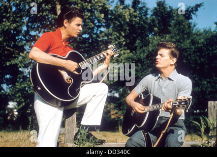 EVERLY fratelli noi vocal duo 1960 circa con Don a sinistra e Phil. Jack foto Stager Foto Stock