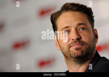 Toronto, Canada. 23 ago 2013. Jason Priestley apparizione alla ventola 2013 Expo in Canada presso il Metro Toronto Convention Center. Credito: EXImages/Alamy Live News Foto Stock