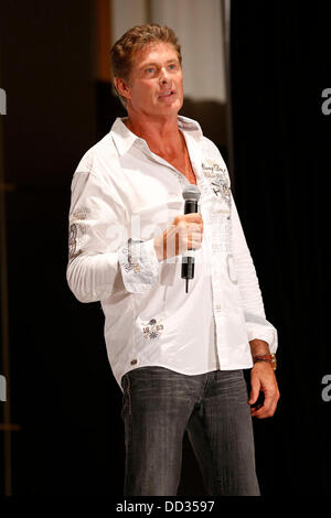 Toronto, Canada. 23 ago 2013. David Hasselhoff apparizione alla ventola 2013 Expo in Canada presso il Metro Toronto Convention Center. Credito: EXImages/Alamy Live News Foto Stock