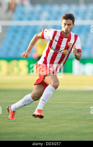 Suso (Almeria), 23 agosto 2013 - Calcio : Gesù Joaquin Fernandez Saez de la Torre (aka Suso) di Almeria in azione durante la Primera Division spagnolo "Liga BBVA (Espanola)' match tra Getafe C.F. 2-2 Almeria a Coliseun Alfonso Perez Stadium di Getafe, Spagna, (foto di Enrico Calderoni/AFLO SPORT) [0391] Foto Stock