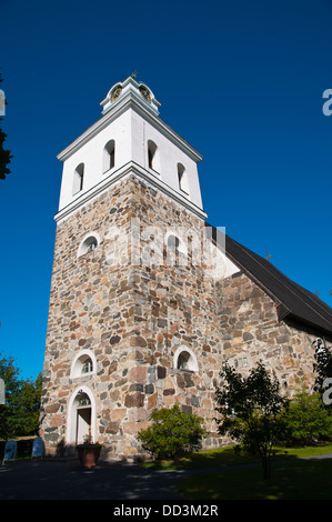 Rauman Pyhän Ristin kirkko la chiesa di Santa Croce (1520) centrale di Rauma Finlandia occidentale nord europa Foto Stock